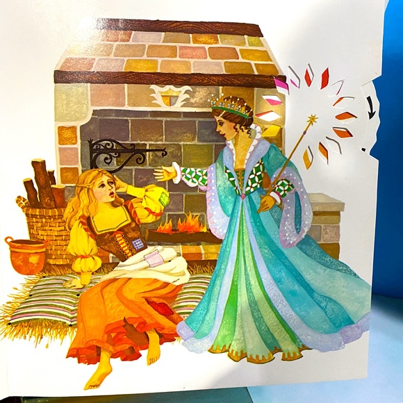 CINDERELLA VTG 90’s A TROLL POP-UP BOOK HARDCOVER A CUTE CLASSIC TALE! - Picture 7 of 16